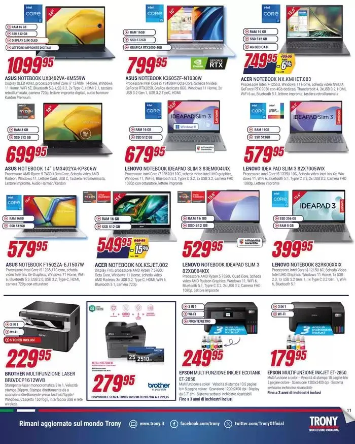 Prezzi senza paragony da 16 gennaio a 5 febbraio di 2025 - Pagina del volantino 11