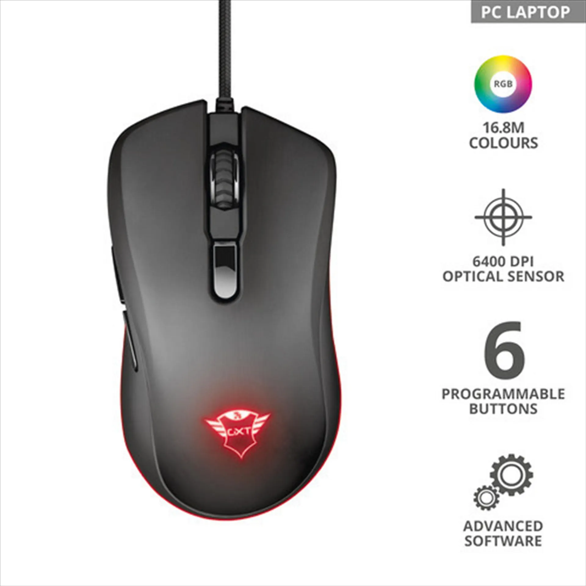 TRUST - GXT930 JACX GAMING MOUSE