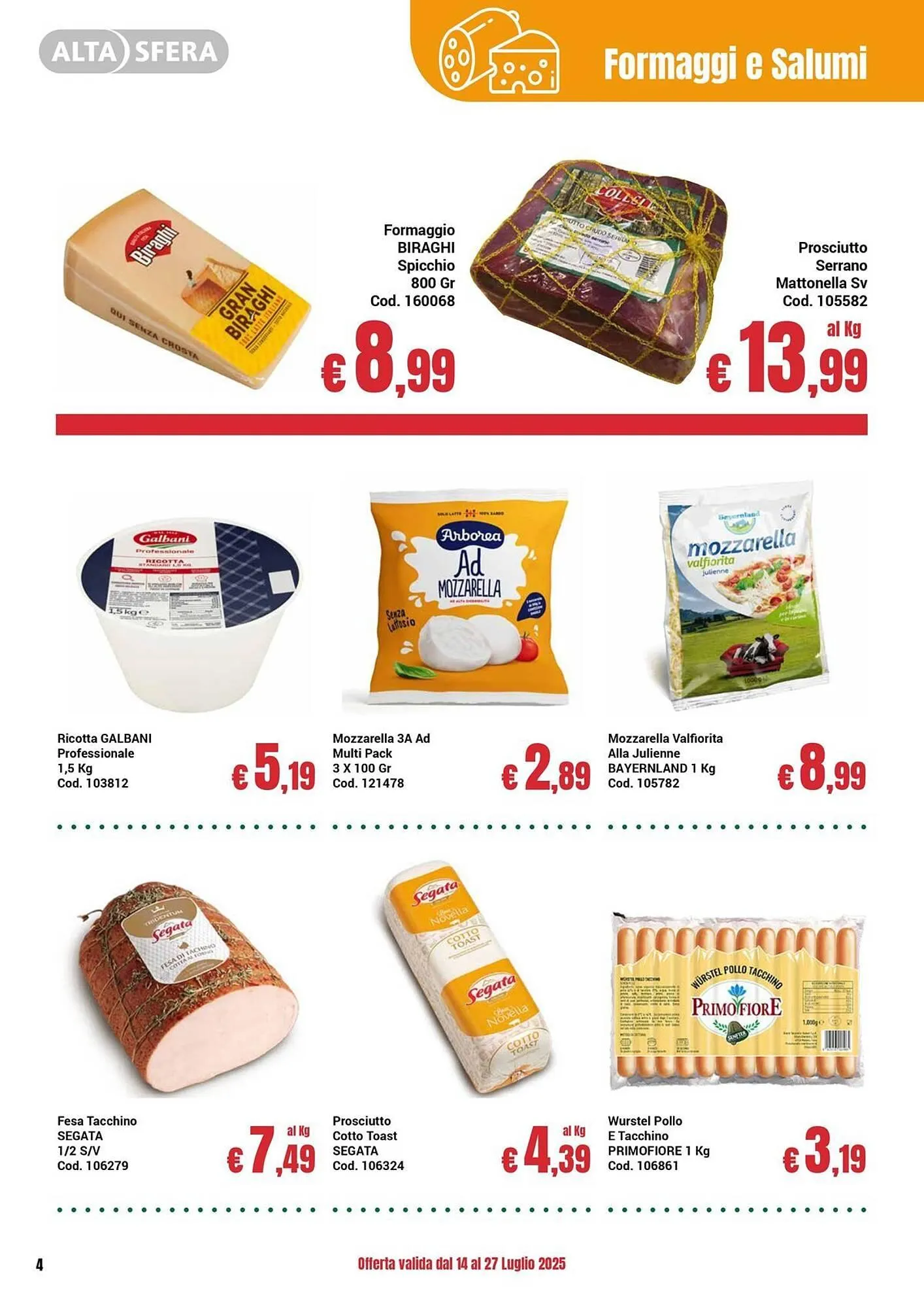 Volantino Centro Cash da 14 luglio a 27 luglio di 2025 - Pagina del volantino 4