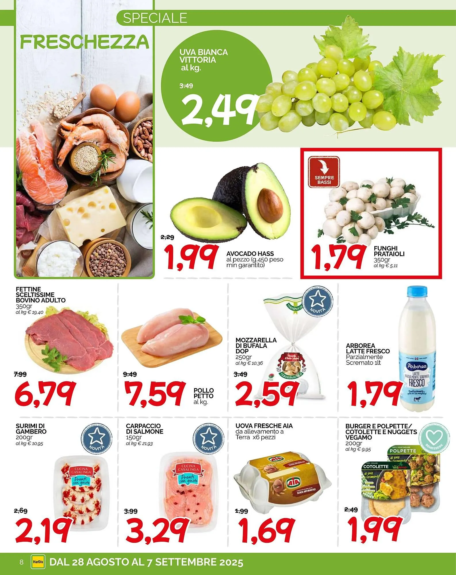 Volantino Hardis da 28 agosto a 7 settembre di 2025 - Pagina del volantino 8