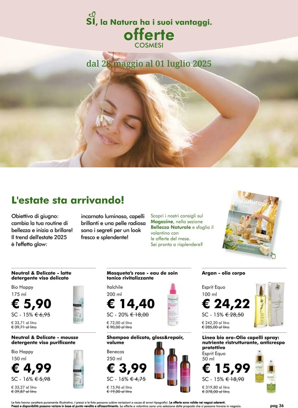Natura Sì Volantino attuale da 8 luglio a 22 luglio di 2025 - Pagina del volantino 36