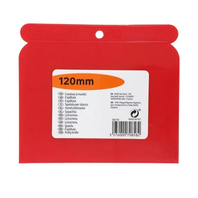 Spatola liscio in plastica per rasatura 12 cm