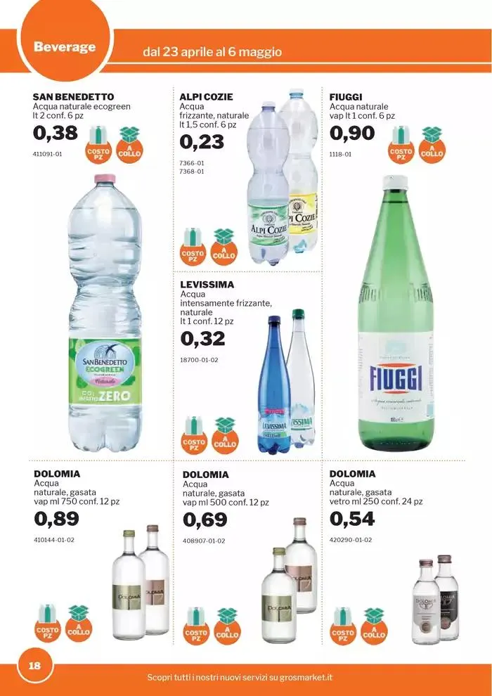 Volantino Food&Beverage da 23 aprile a 6 maggio di 2025 - Pagina del volantino 18