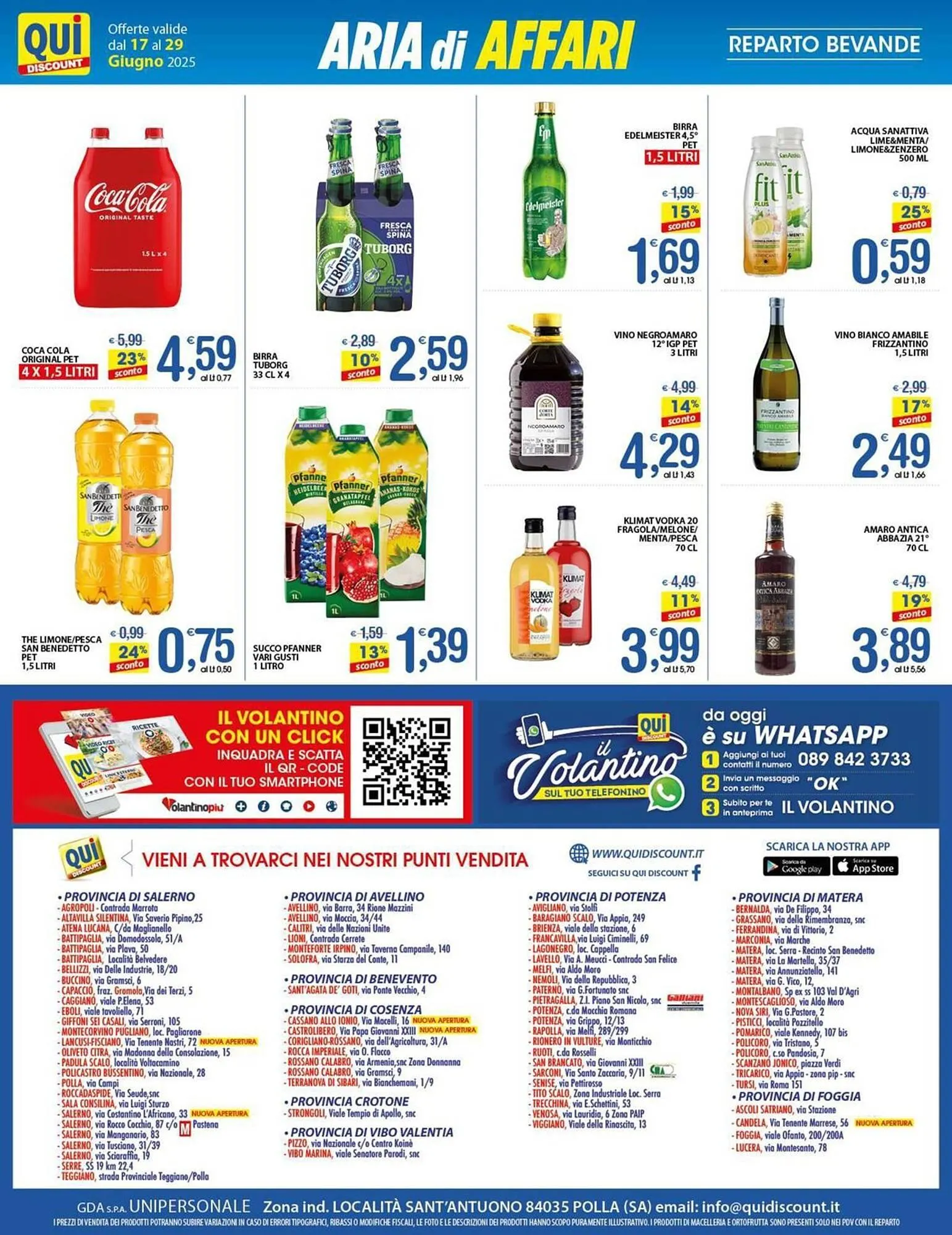 Volantino Qui Discount da 17 giugno a 29 giugno di 2025 - Pagina del volantino 8