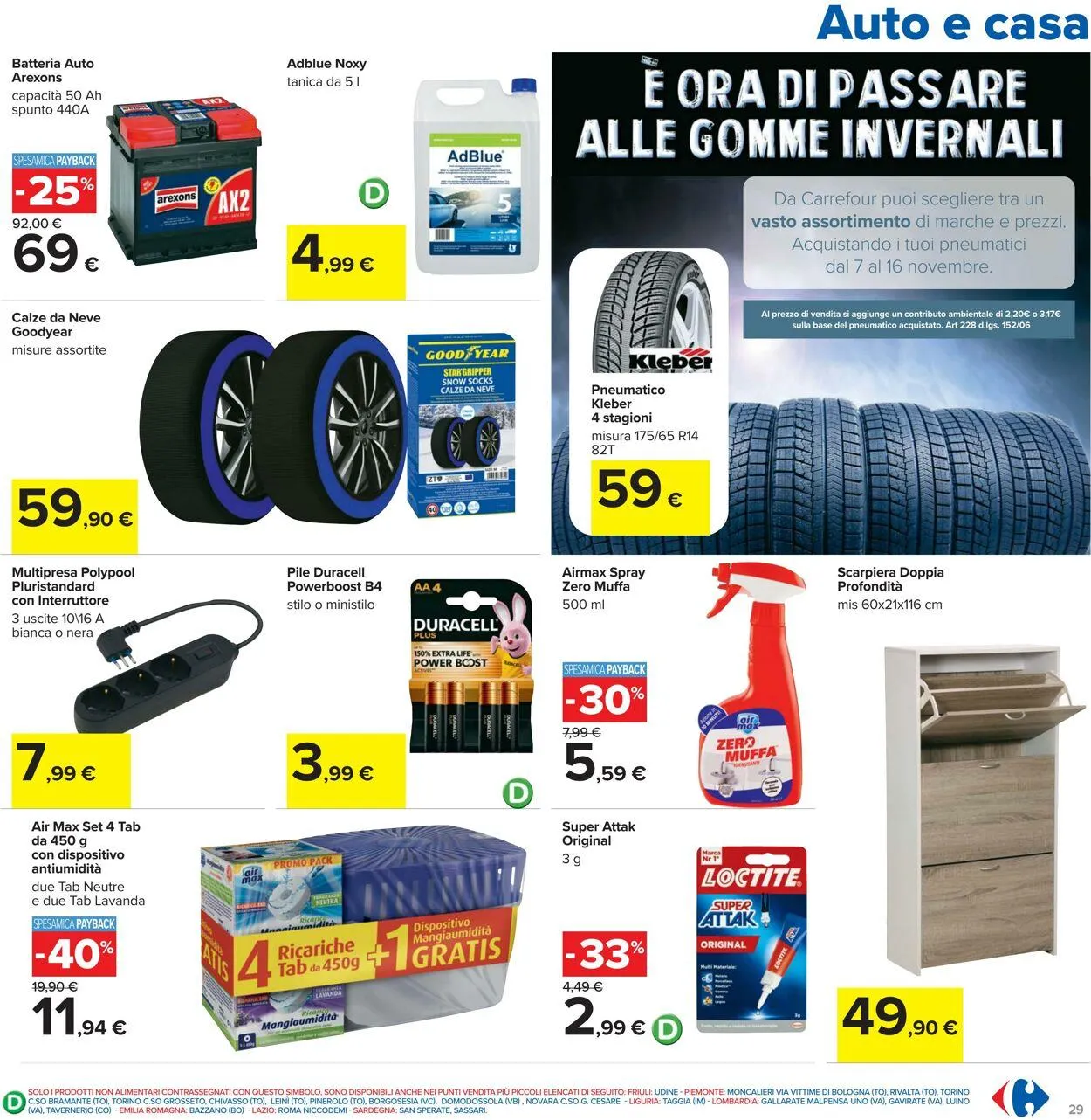 Carrefour Volantino attuale da 7 novembre a 16 novembre di 2025 - Pagina del volantino 29