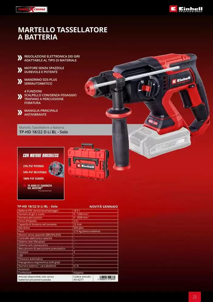 Elettroutensili 2025 da 11 febbraio a 31 dicembre di 2025 - Pagina del volantino 23