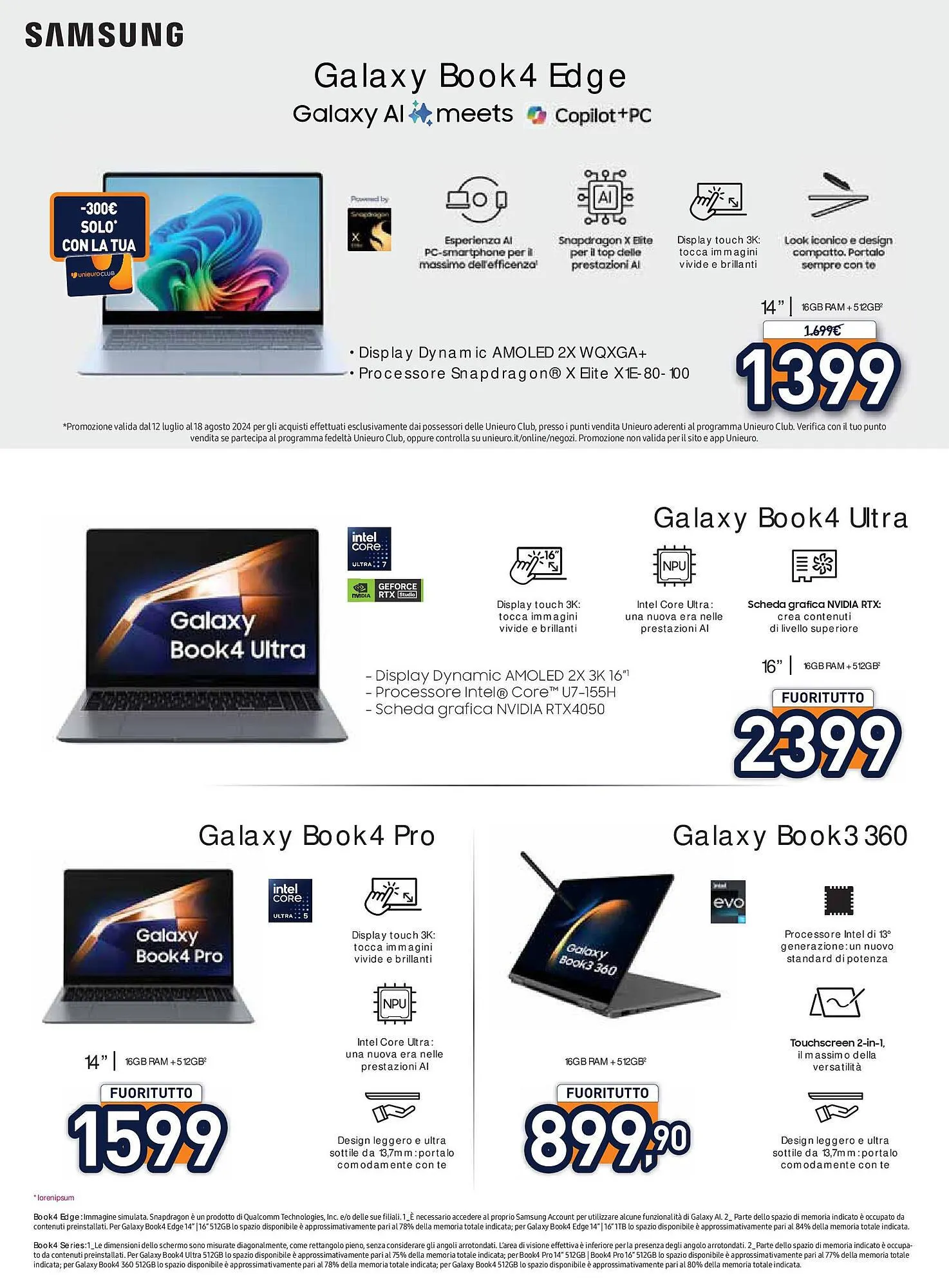 Volantino Unieuro da 13 agosto a 21 agosto di 2024 - Pagina del volantino 29