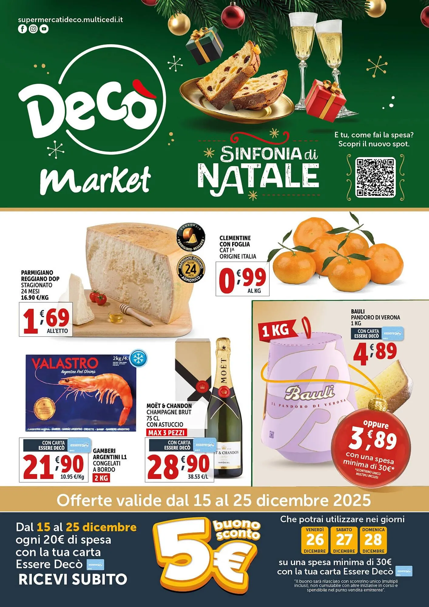 Volantino Deco Market da 15 dicembre a 25 dicembre di 2025 - Pagina del volantino 1