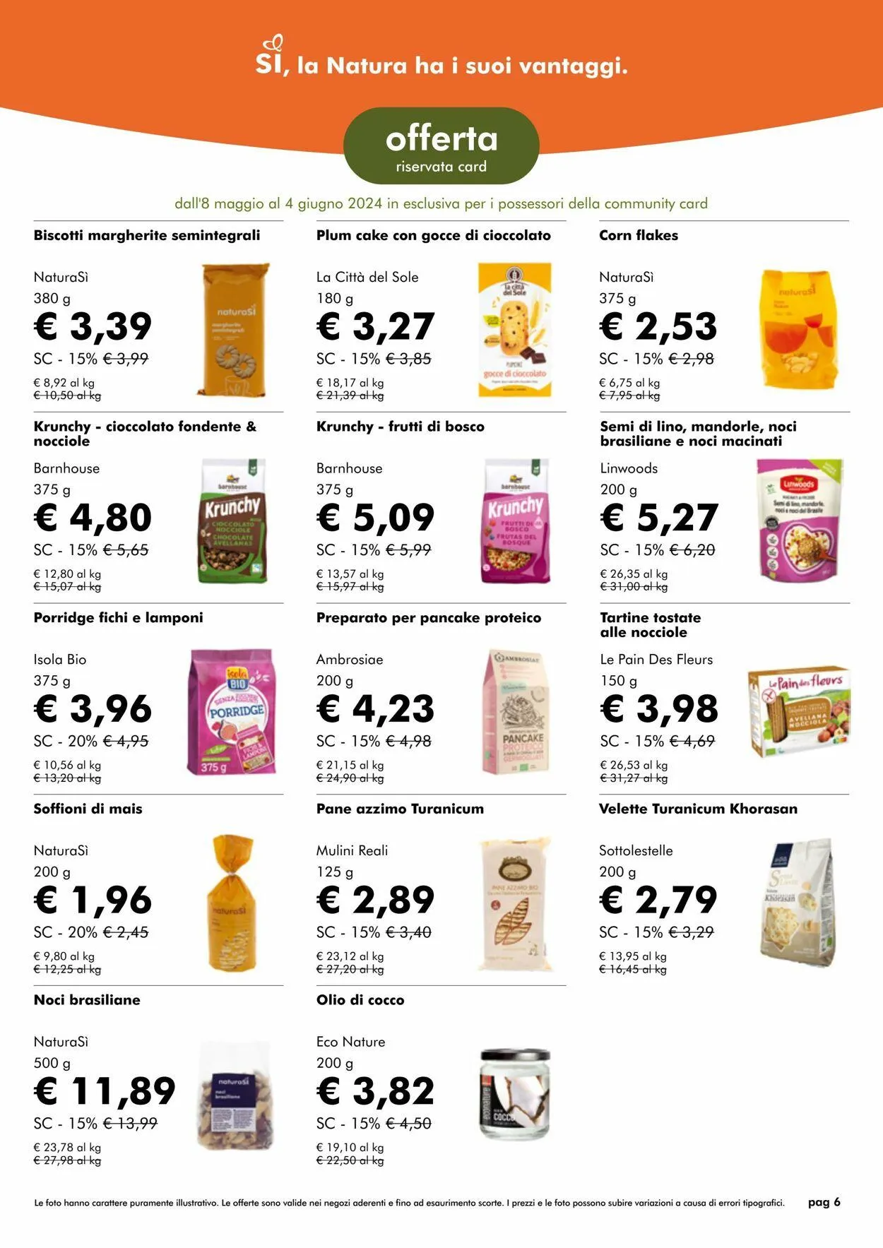 Natura Sì Volantino attuale da 7 maggio a 21 maggio di 2024 - Pagina del volantino 6