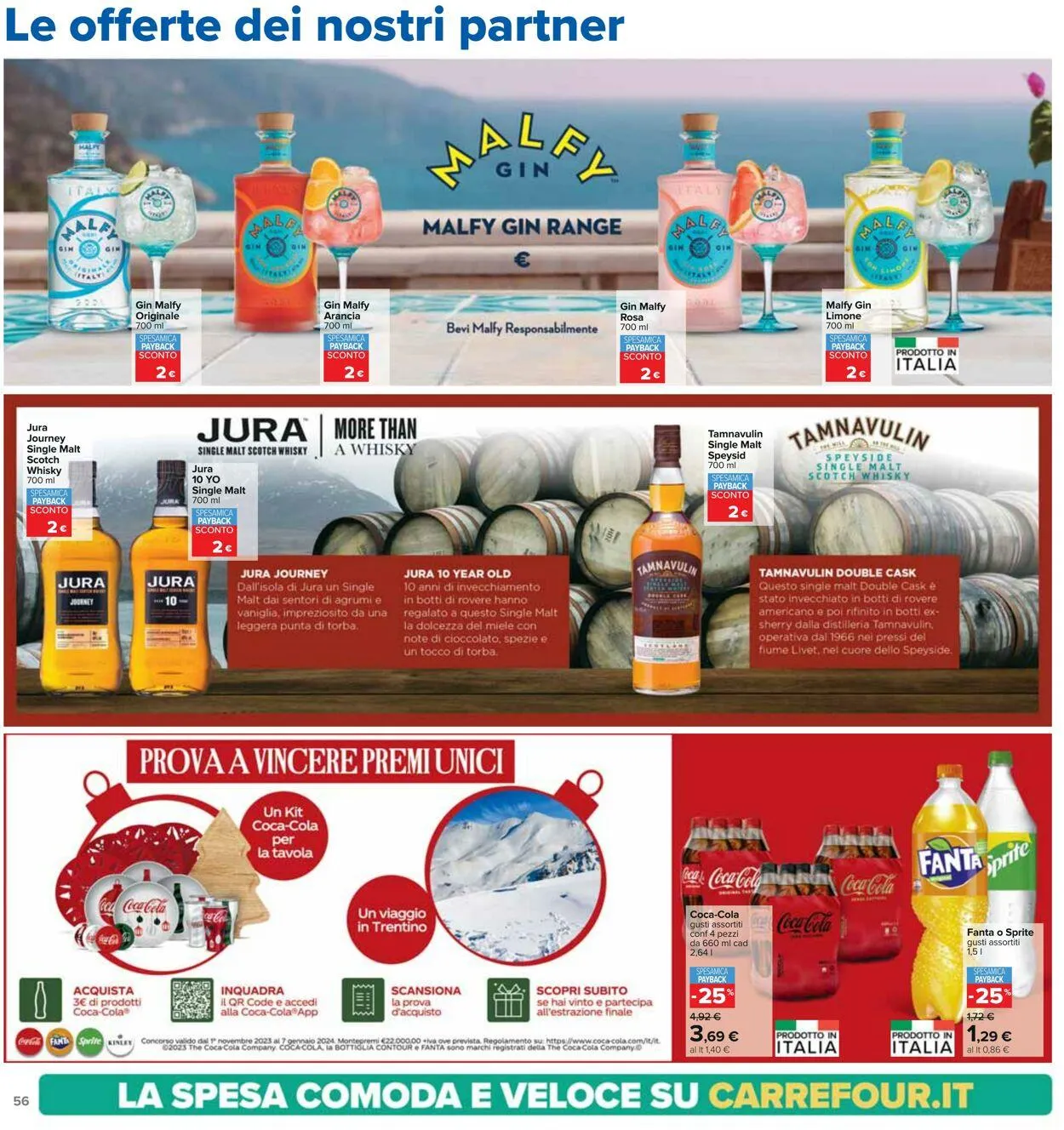 Carrefour Volantino attuale da 12 dicembre a 26 dicembre di 2023 - Pagina del volantino 56