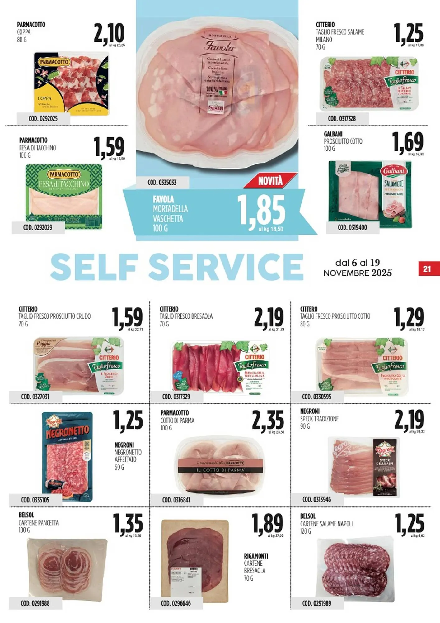 Volantino Carico Cash & Carry da 6 novembre a 19 novembre di 2025 - Pagina del volantino 21