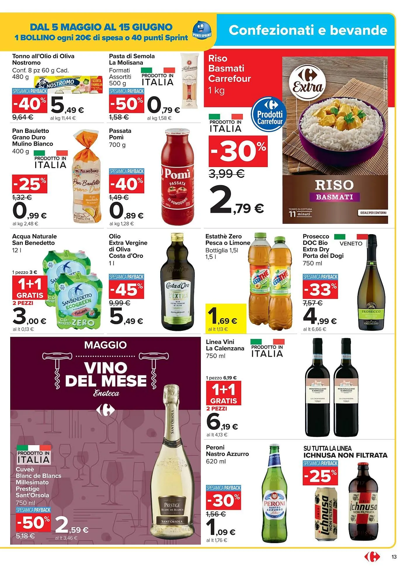 Volantino Carrefour Market da 16 maggio a 28 maggio di 2025 - Pagina del volantino 13