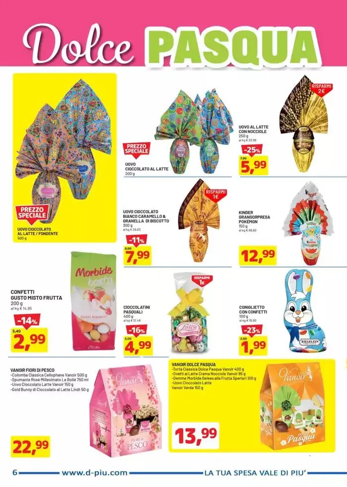 Buona Pasqua! da 17 aprile a 21 aprile di 2025 - Pagina del volantino 6