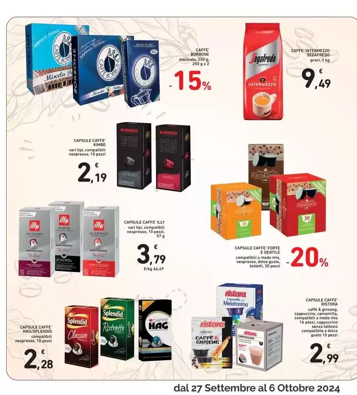 Giornata internazionale del cafe da 27 settembre a 6 ottobre di 2024 - Pagina del volantino 3