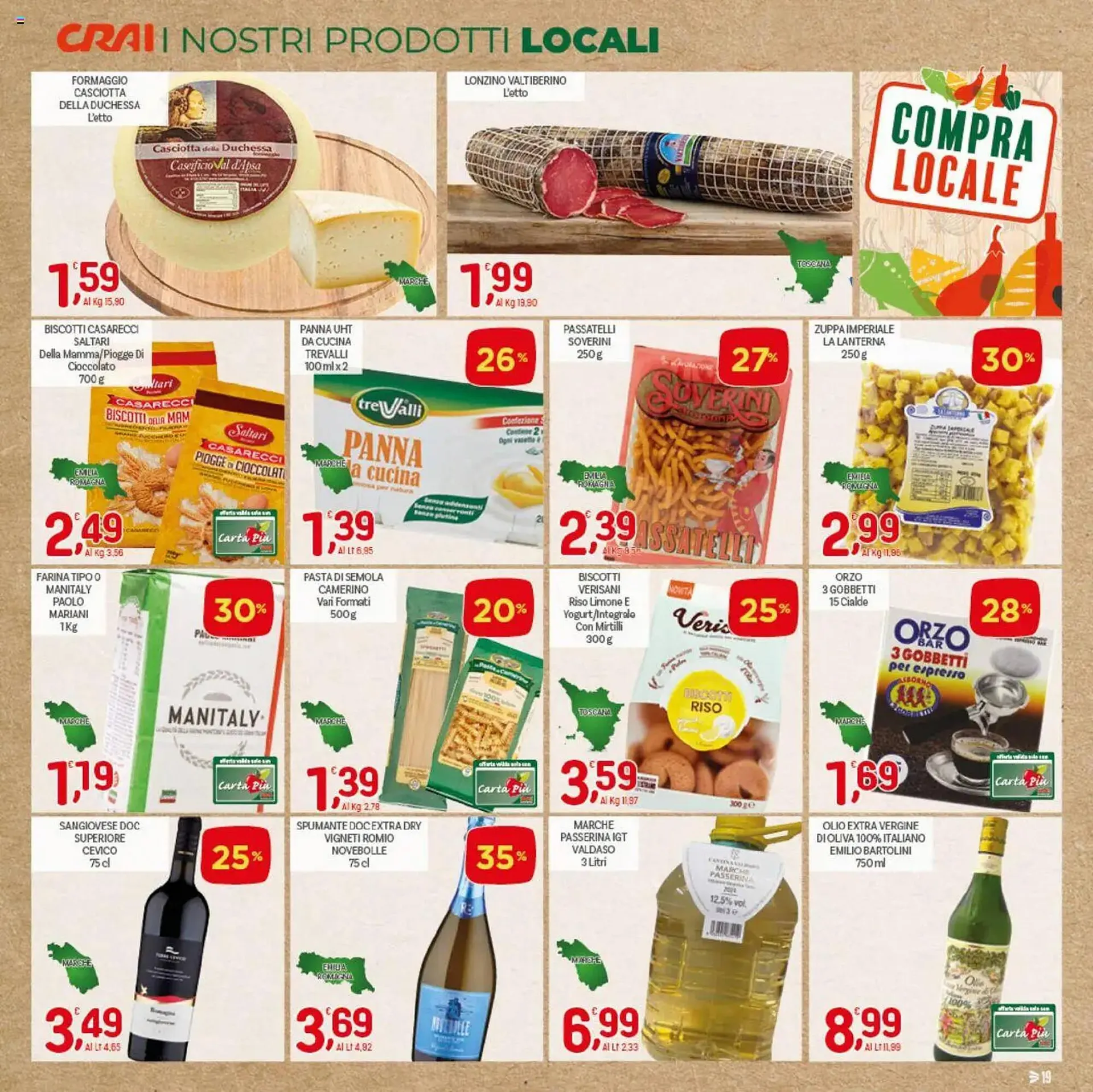 Volantino Crai da 2 ottobre a 15 ottobre di 2025 - Pagina del volantino 19
