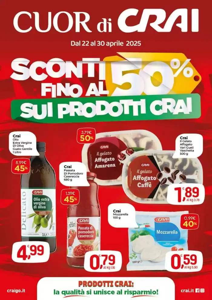 Sconti fino al 50% da 22 aprile a 30 aprile di 2025 - Pagina del volantino 1