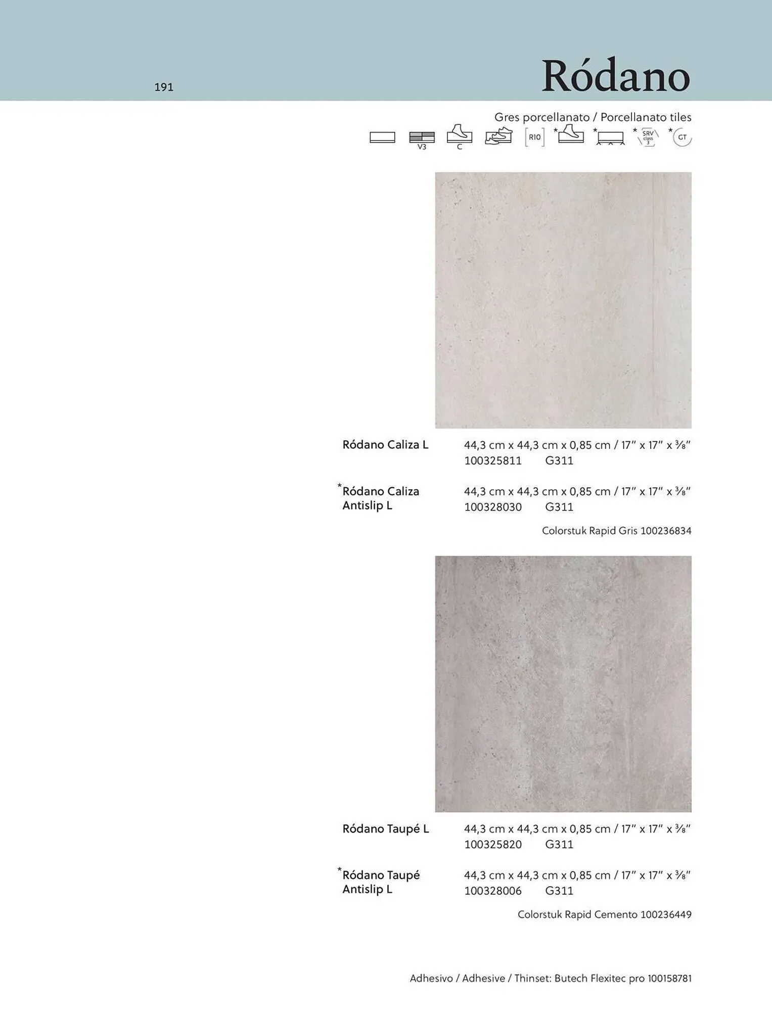 Catalogue Porcelanosa du 27 juin au 31 décembre 2025 - Catalogue page 191