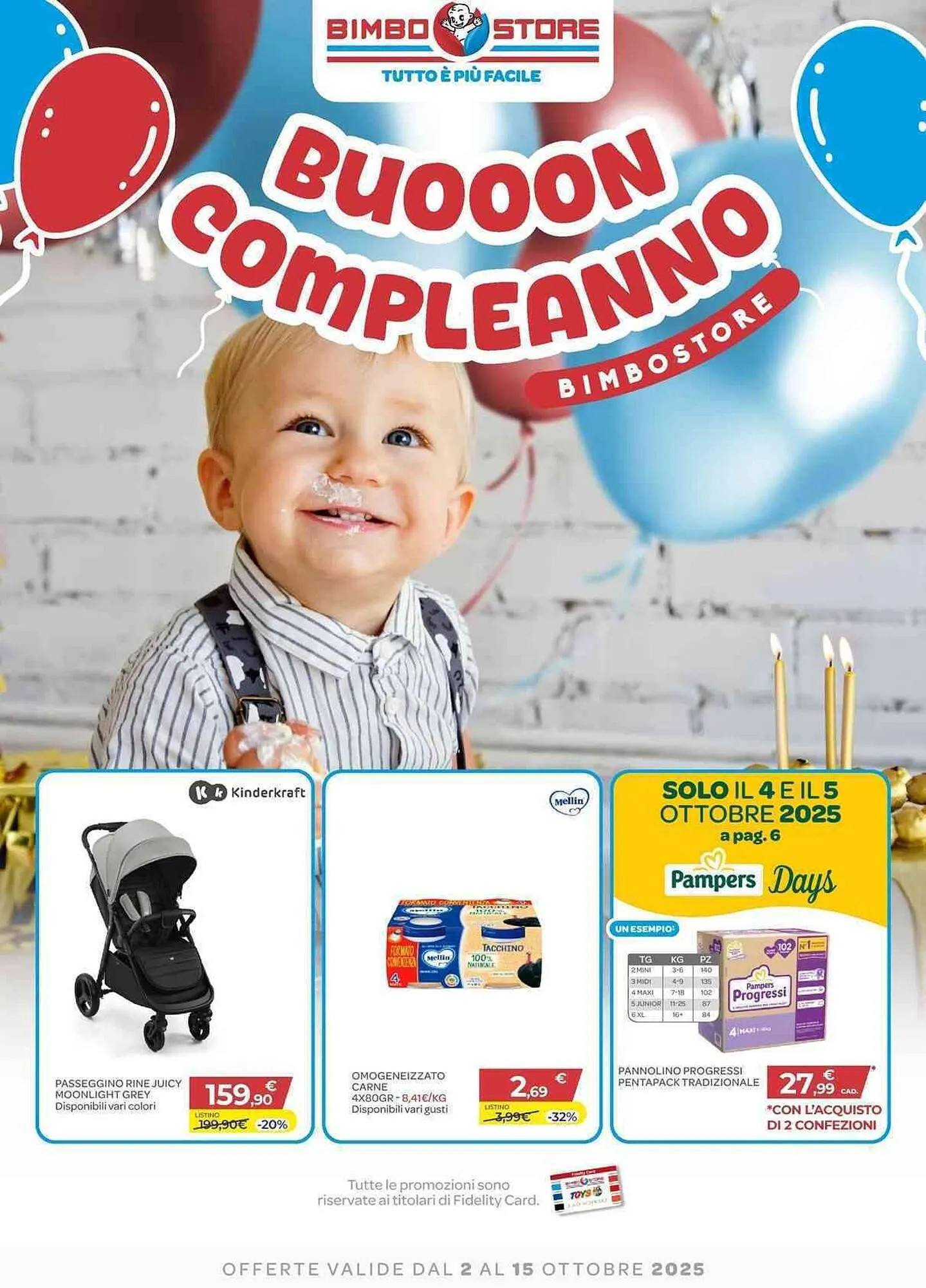 Volantino Bimbo Store da 2 ottobre a 15 ottobre di 2025 - Pagina del volantino 1