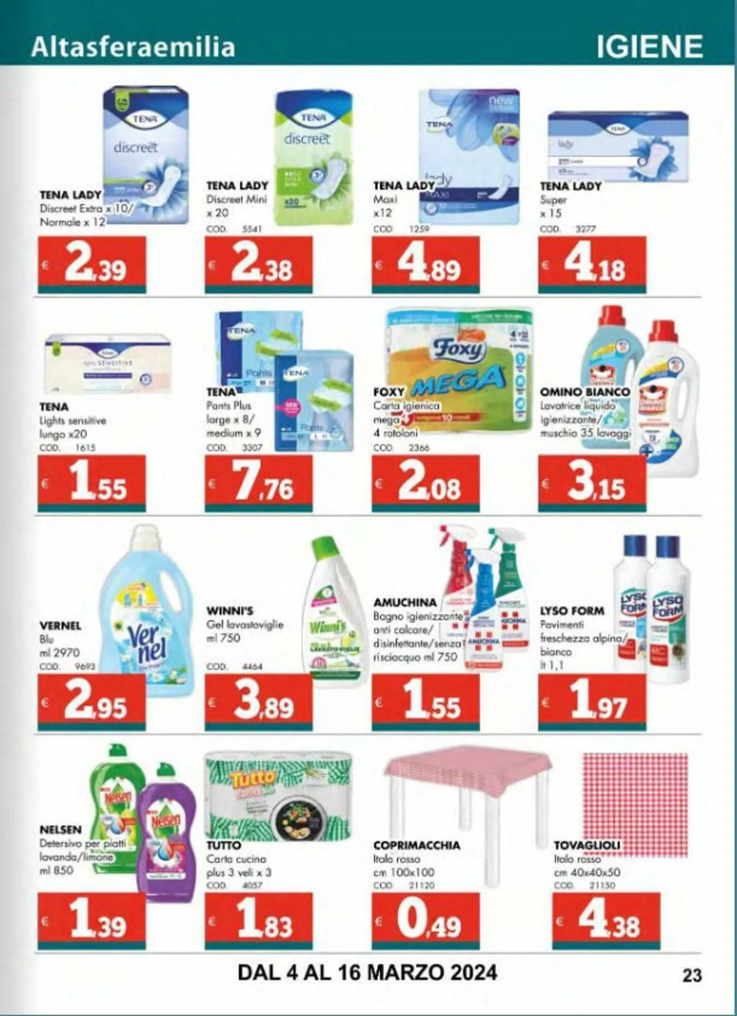 Volantino Altasfera da 4 marzo a 16 marzo di 2024 - Pagina del volantino 23