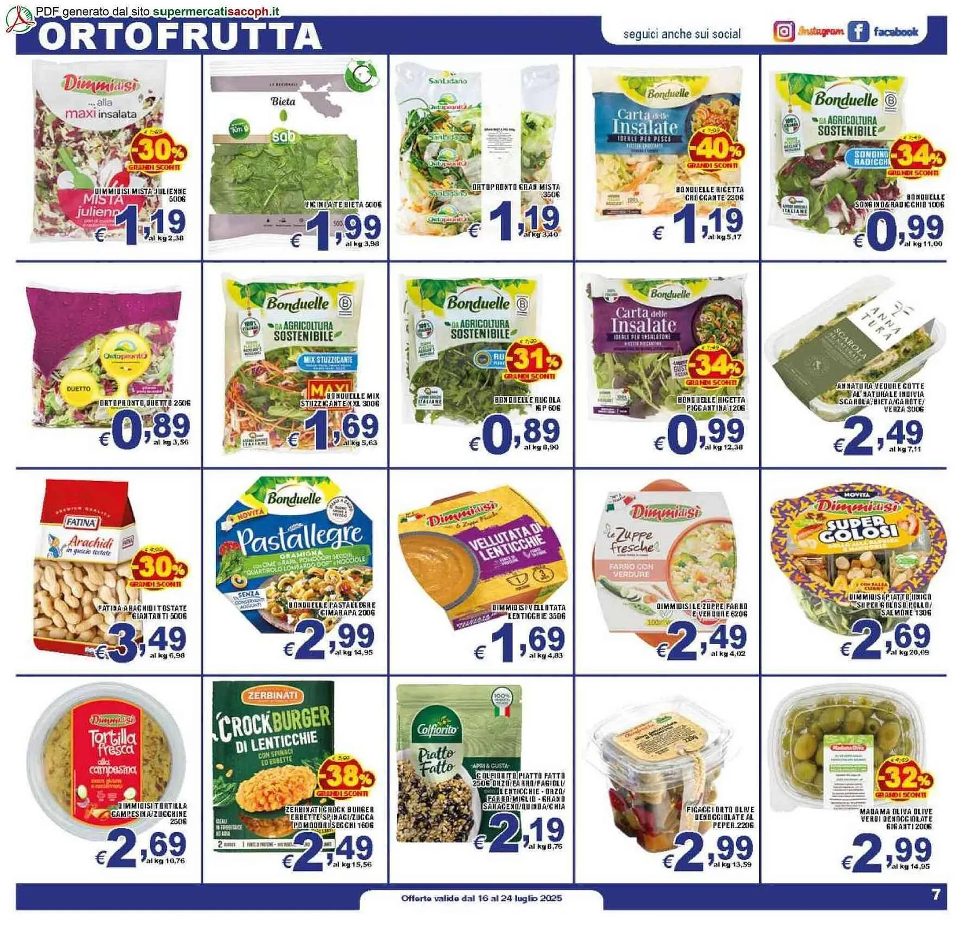 Volantino Sacoph da 16 luglio a 24 luglio di 2025 - Pagina del volantino 7