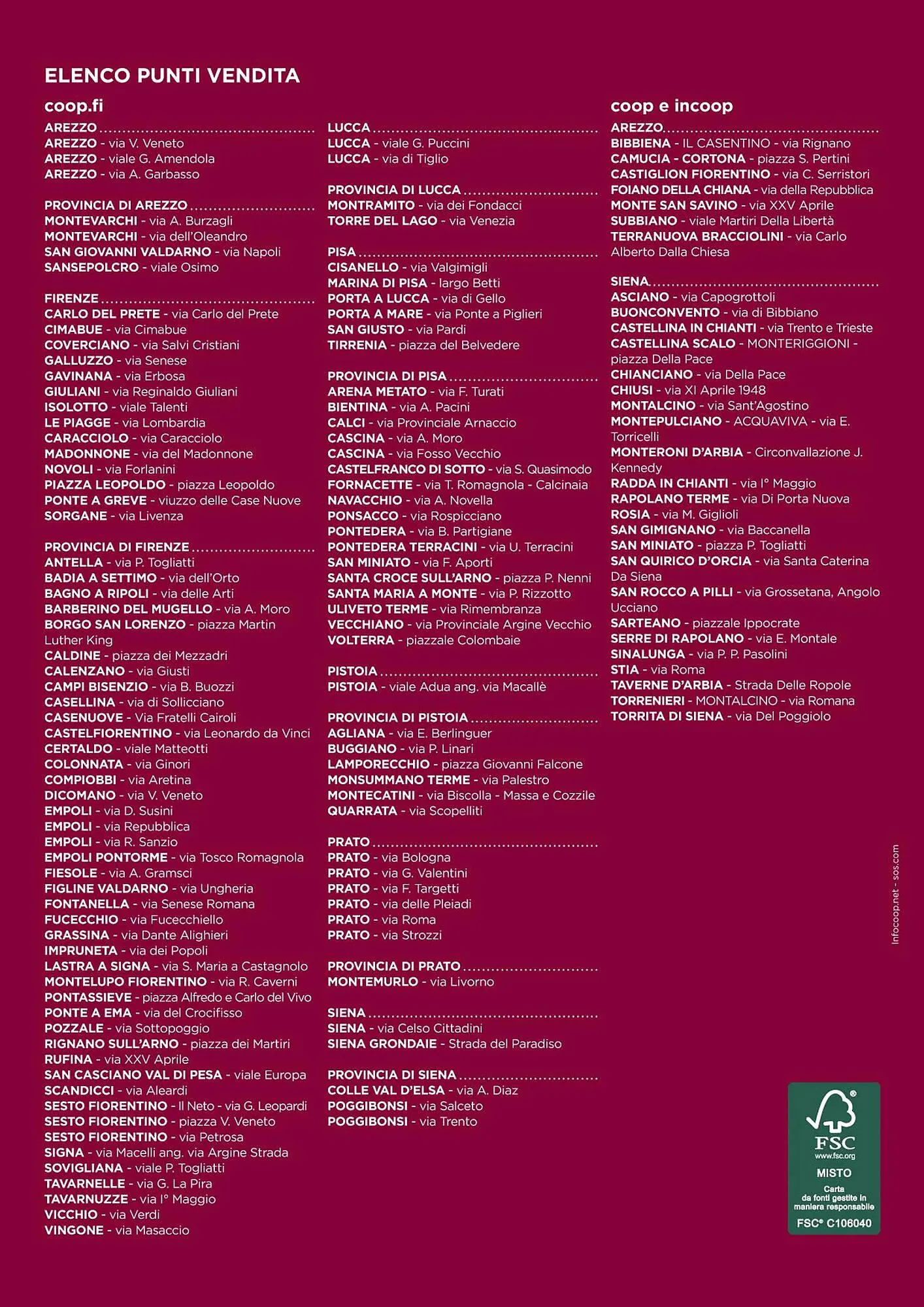 Volantino Unicoop da 5 marzo a 30 settembre di 2024 - Pagina del volantino 48