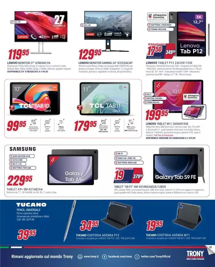 Tasso Zero da Trony! da 20 marzo a 2 aprile di 2025 - Pagina del volantino 33