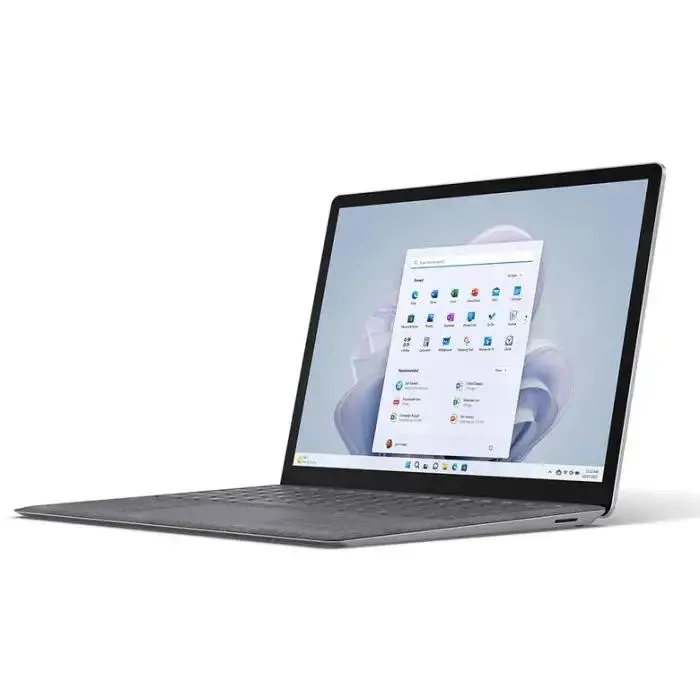 Microsoft surface laptop 5 i5-1235u computer portatile 34,3 cm (13.5") touch screen intel® core™ i5 8 gb lpddr5x-sdram 256 gb ssd wi-fi 6 (802.11ax) windows 11 home platino