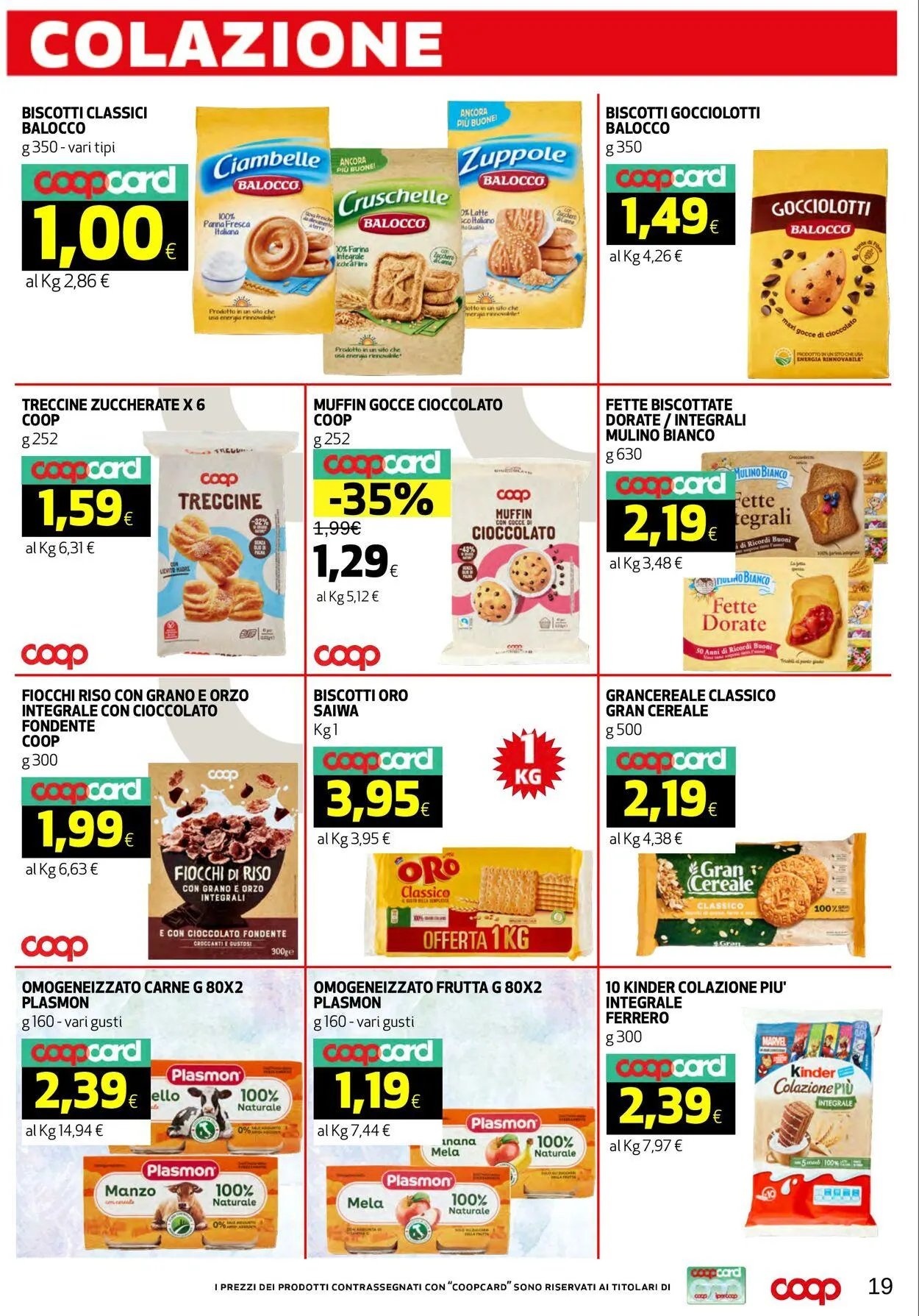 Coop Volantino attuale da 21 agosto a 31 agosto di 2025 - Pagina del volantino 19