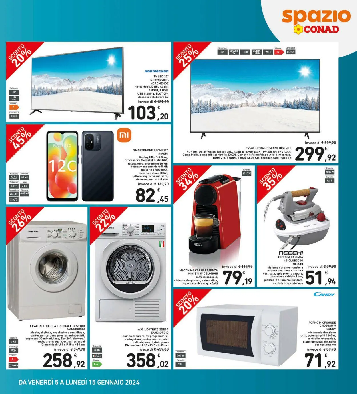 Conad - Spazio - Palermo Volantino attuale da 4 gennaio a 15 gennaio di 2024 - Pagina del volantino 3