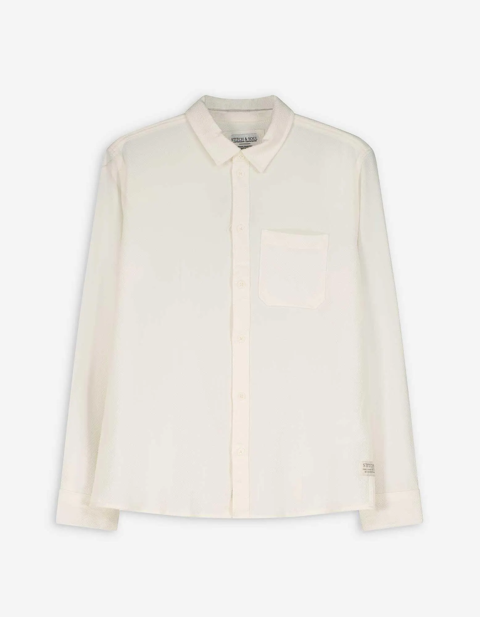 Camicia - Tinta unita - bianco