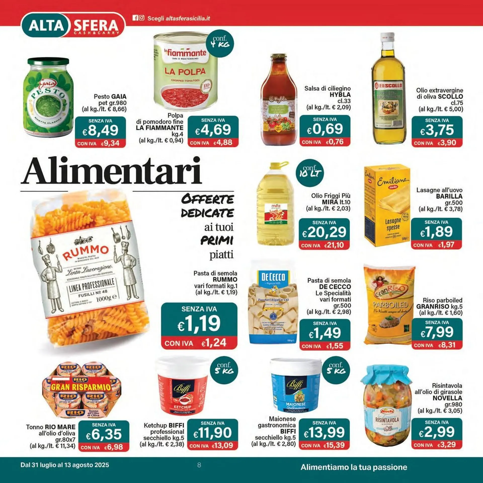 Volantino Altasfera da 31 luglio a 13 agosto di 2025 - Pagina del volantino 8