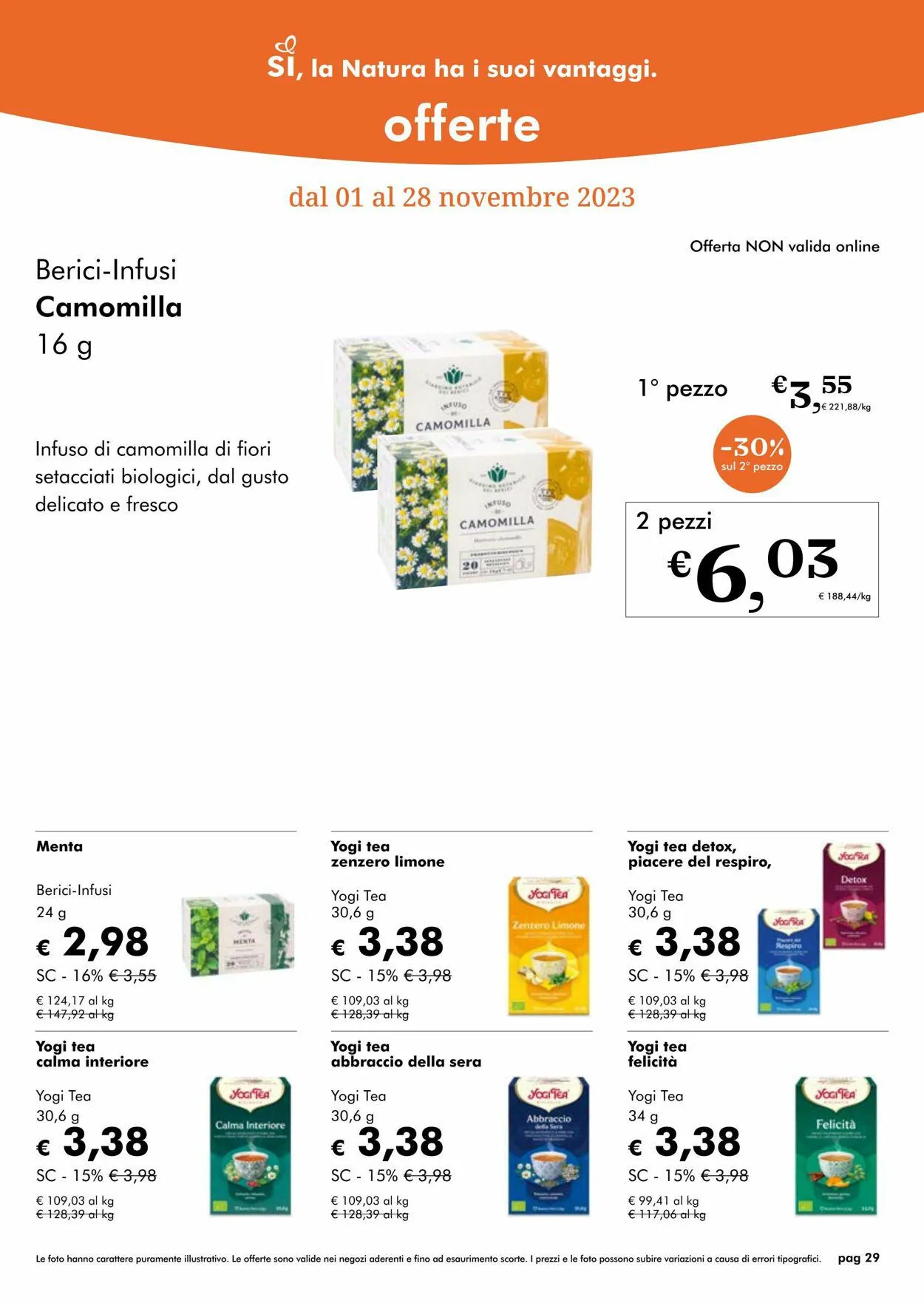 Natura Sì Volantino attuale da 25 ottobre a 8 novembre di 2023 - Pagina del volantino 29