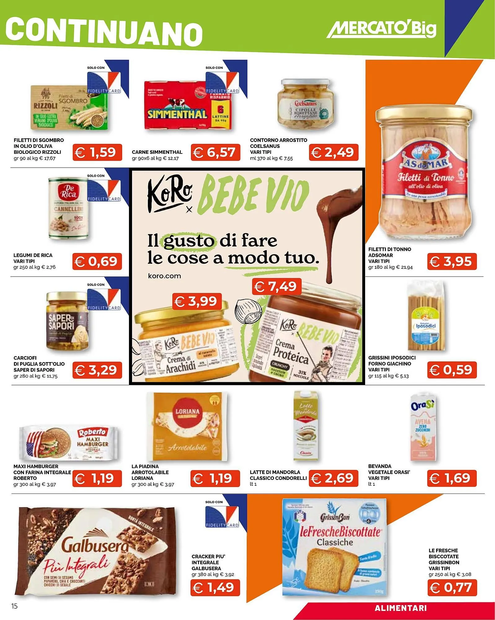 Volantino Mercatò Big da 14 maggio a 23 maggio di 2026 - Pagina del volantino 15