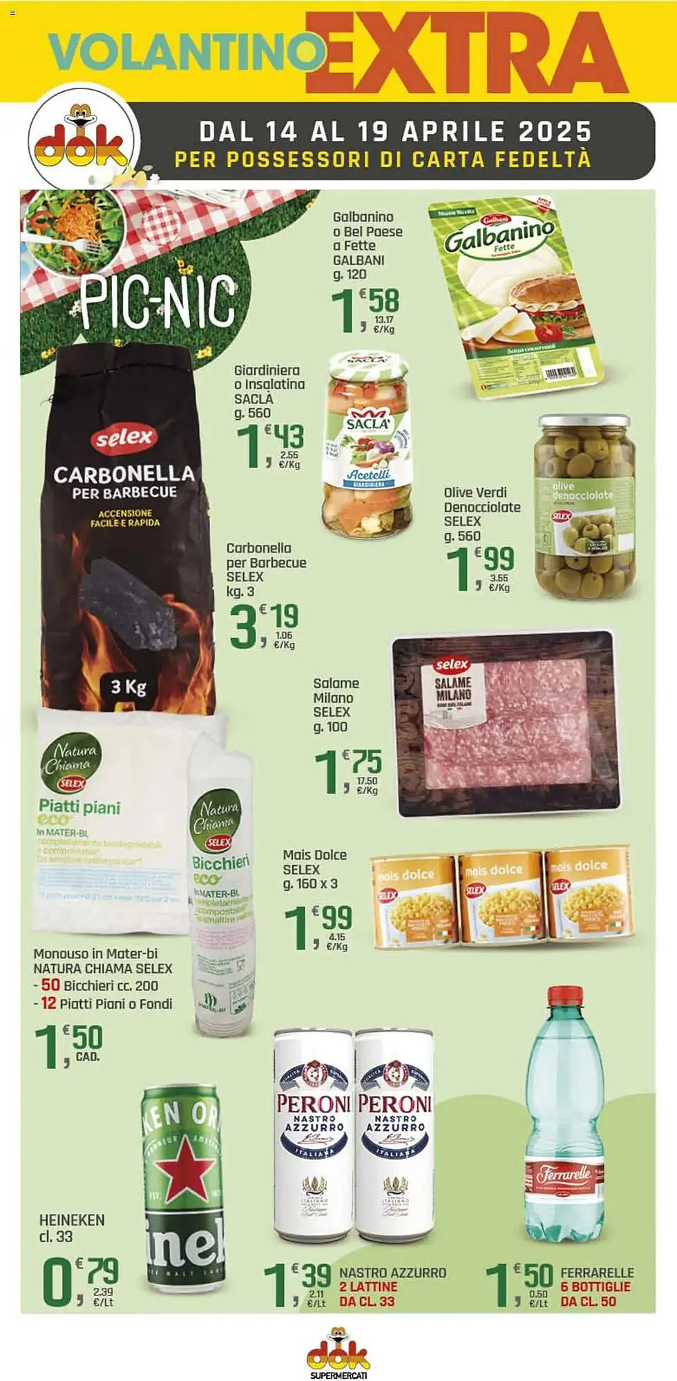 Volantino Supermercati Dok da 10 aprile a 19 aprile di 2025 - Pagina del volantino 19
