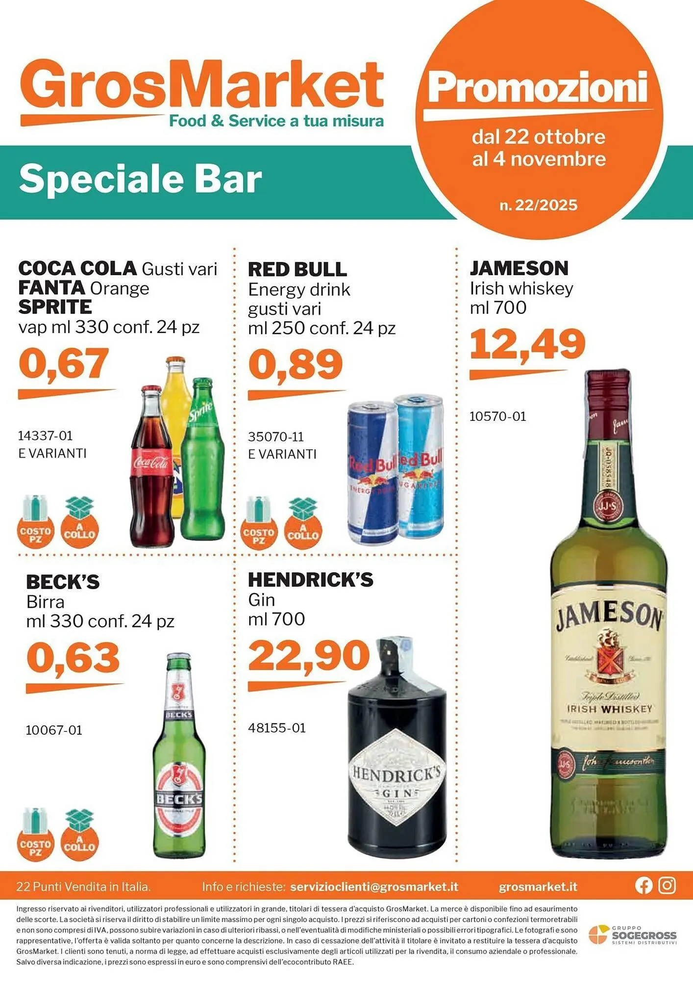 Volantino GrosMarket da 22 ottobre a 4 novembre di 2025 - Pagina del volantino 50