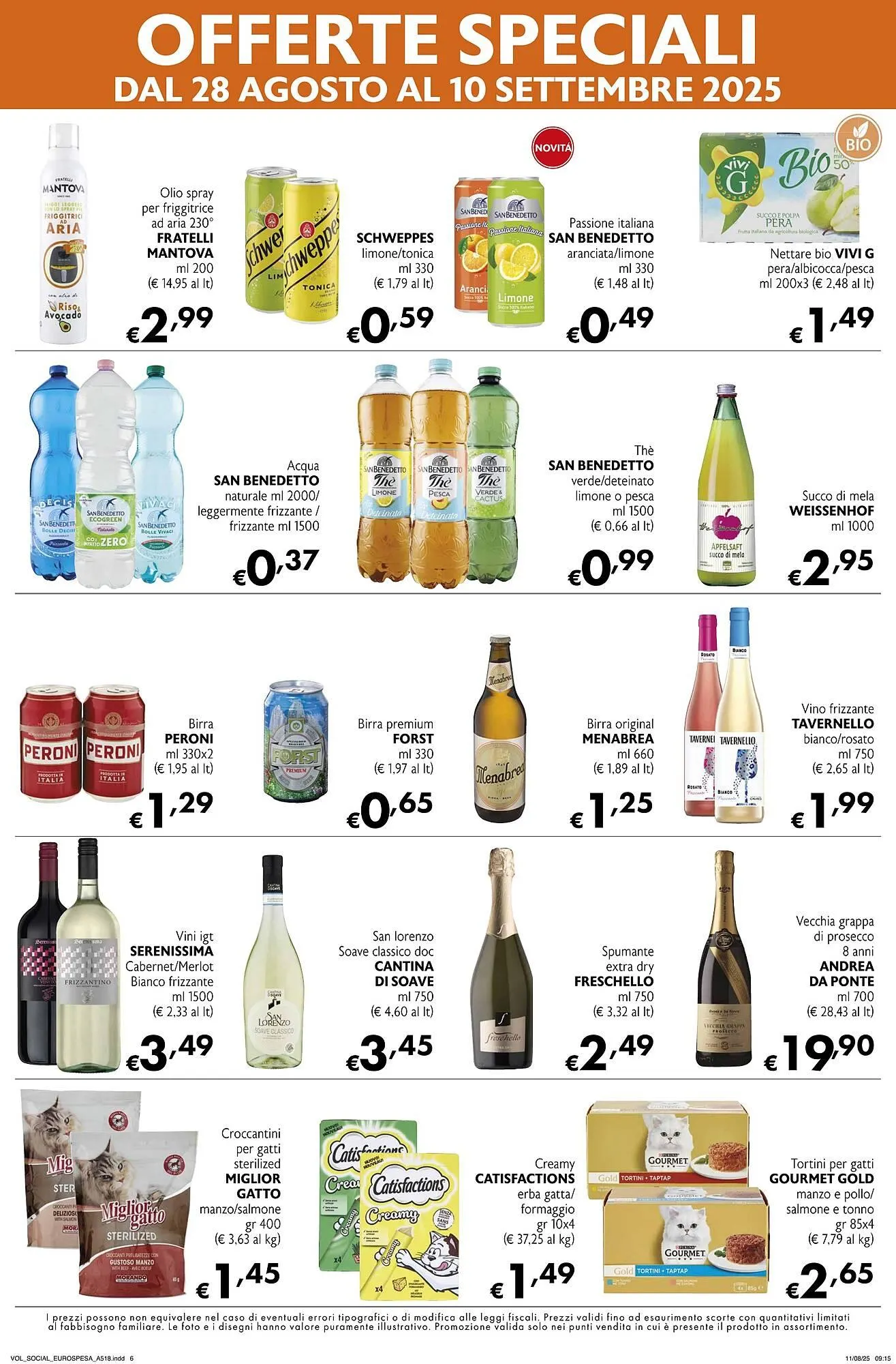 Volantino Eurospesa da 28 agosto a 10 settembre di 2025 - Pagina del volantino 6