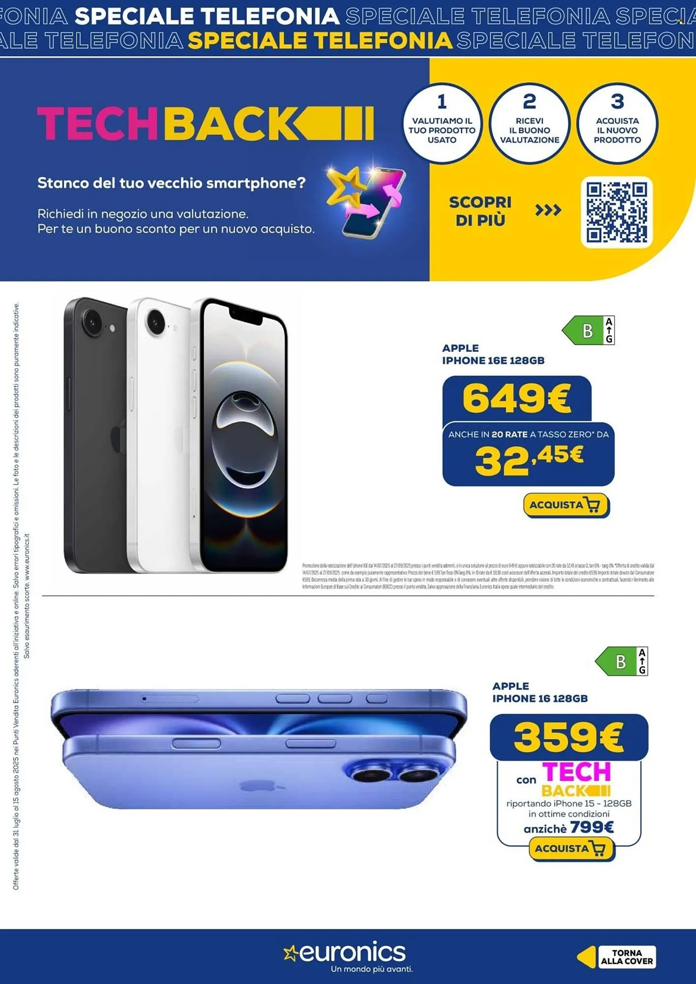 Volantino Euronics da 31 luglio a 15 agosto di 2025 - Pagina del volantino 3