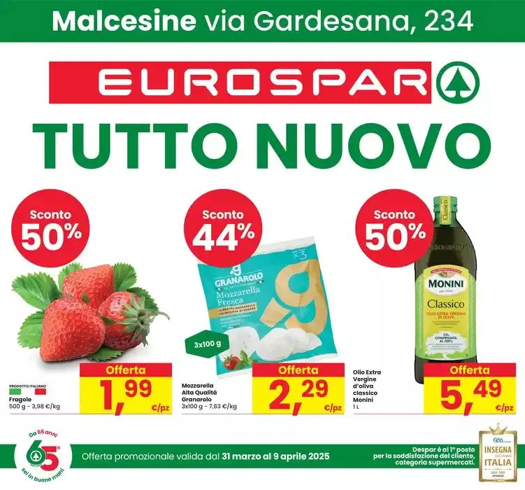 TUTTO NUOVO da 31 marzo a 9 aprile di 2025 - Pagina del volantino 1