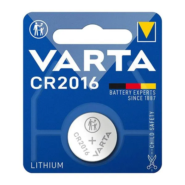 Batteria litio a bottone Varta CR2016 – 3V