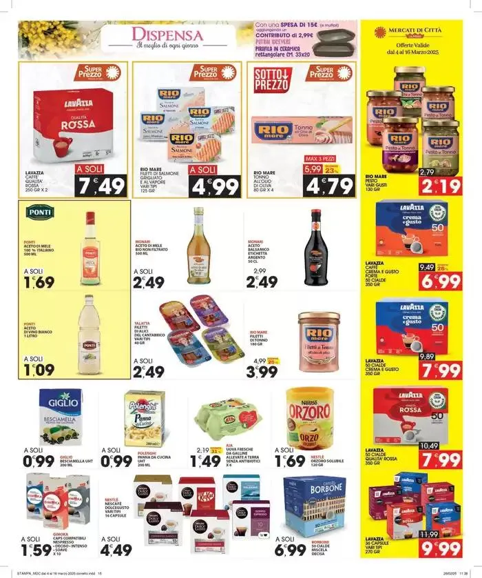 Offerte valide dal 4 al 16 marzo 2025 da 4 marzo a 16 marzo di 2025 - Pagina del volantino 15