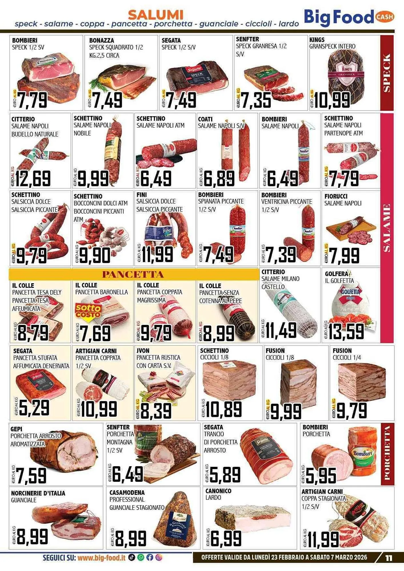 Volantino Big Food da 23 febbraio a 7 marzo di 2026 - Pagina del volantino 11