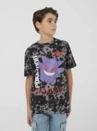 T-shirt con stampa Pokémon® Var nero