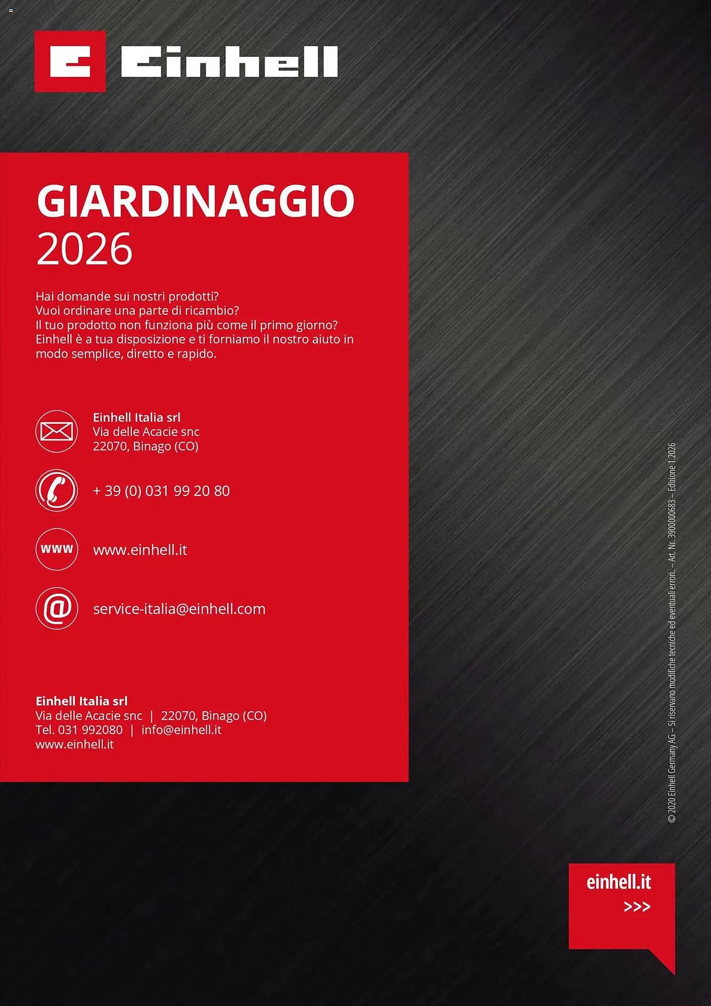 Volantino Einhell da 2 marzo a 30 settembre di 2026 - Pagina del volantino 92