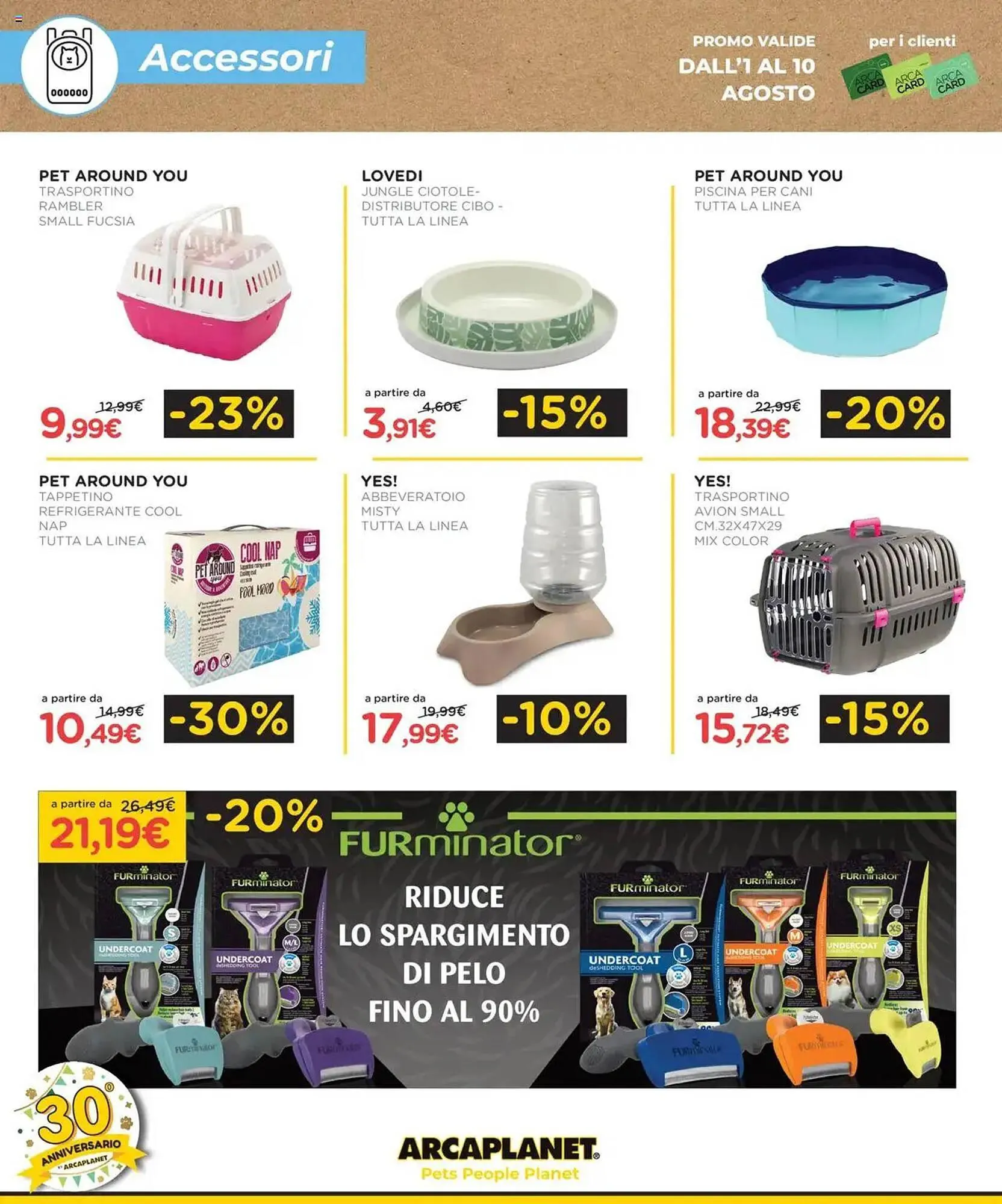 Volantino Arcaplanet da 1 agosto a 10 agosto di 2025 - Pagina del volantino 34