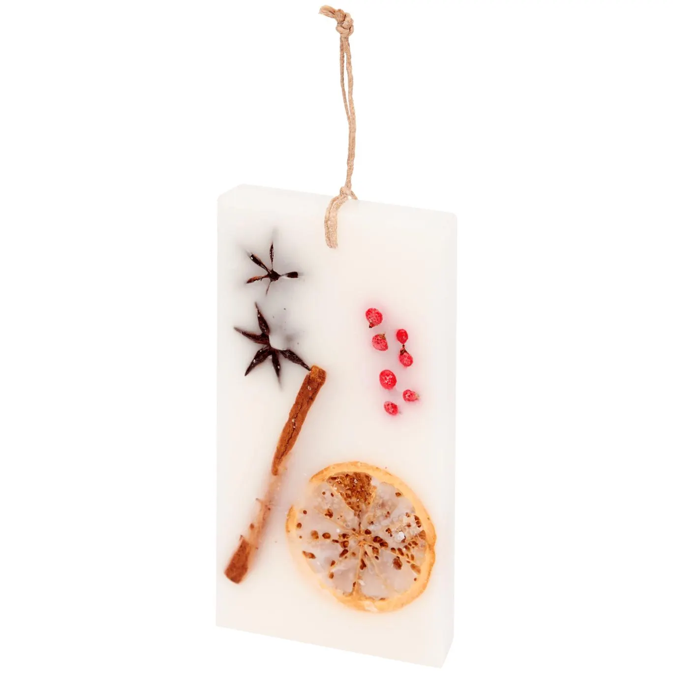 Ciondolo in cera con fiori secchi Seasons & Style