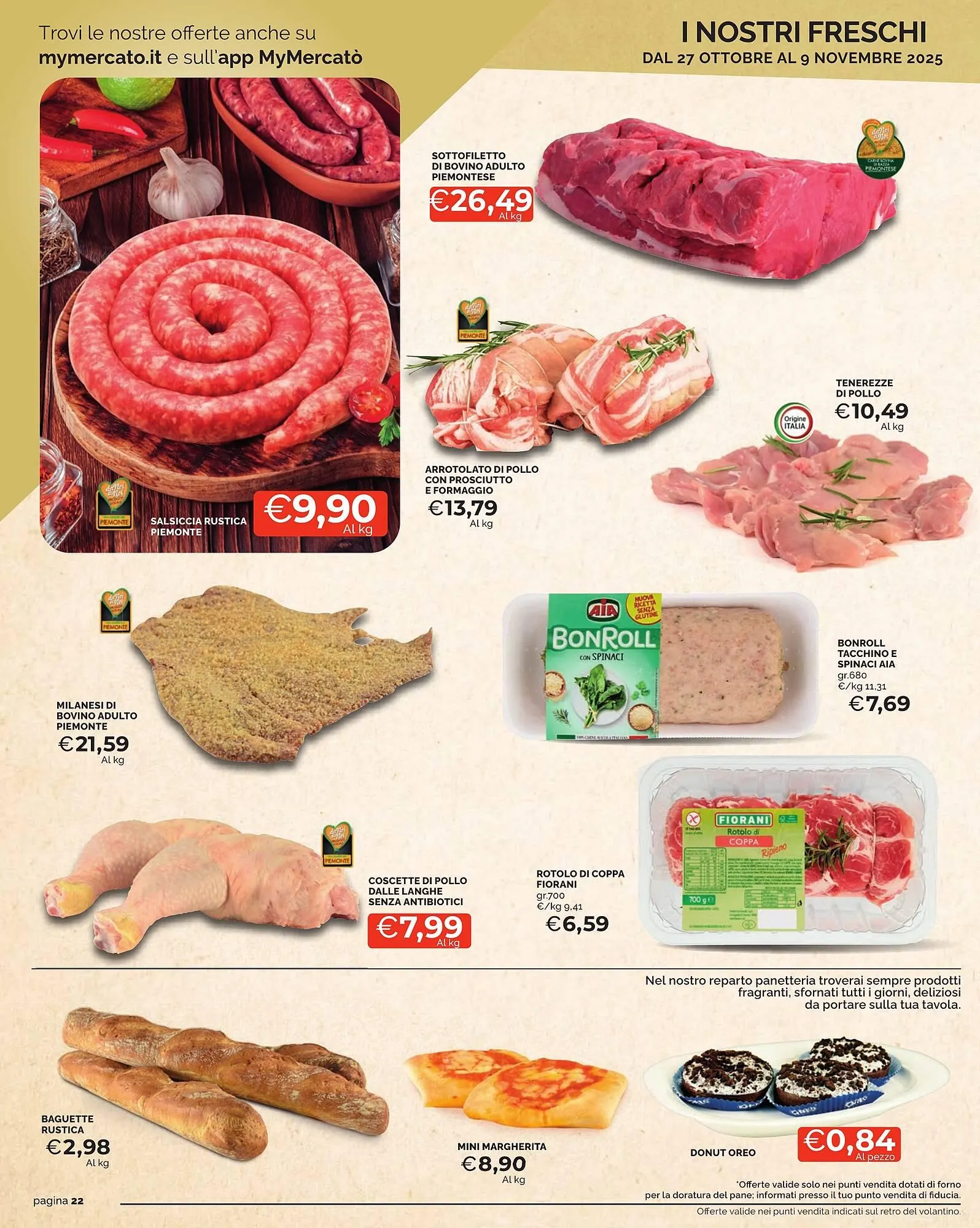 Volantino Mercatò Extra da 27 ottobre a 9 novembre di 2025 - Pagina del volantino 22