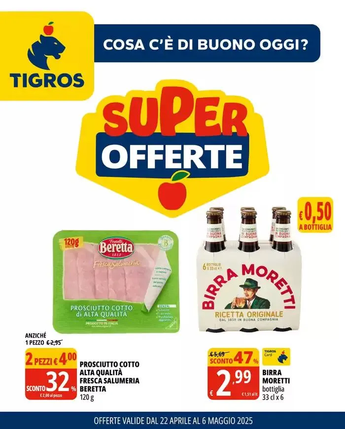 Super offerte da 22 aprile a 6 maggio di 2025 - Pagina del volantino 1