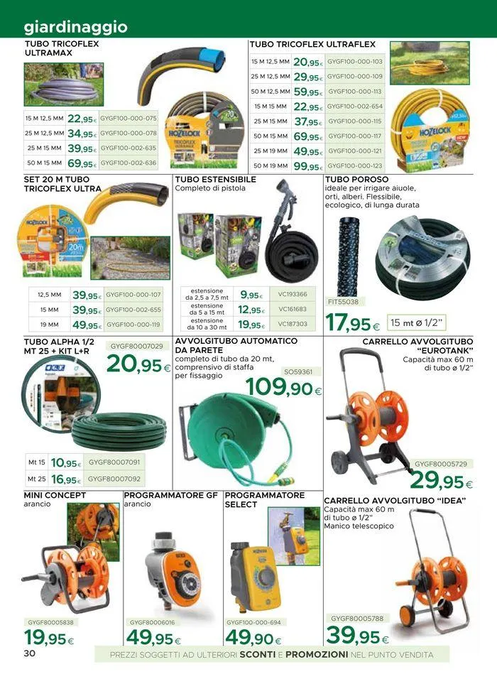 Catalogo giardino 2024 da 19 giugno a 31 agosto di 2024 - Pagina del volantino 30