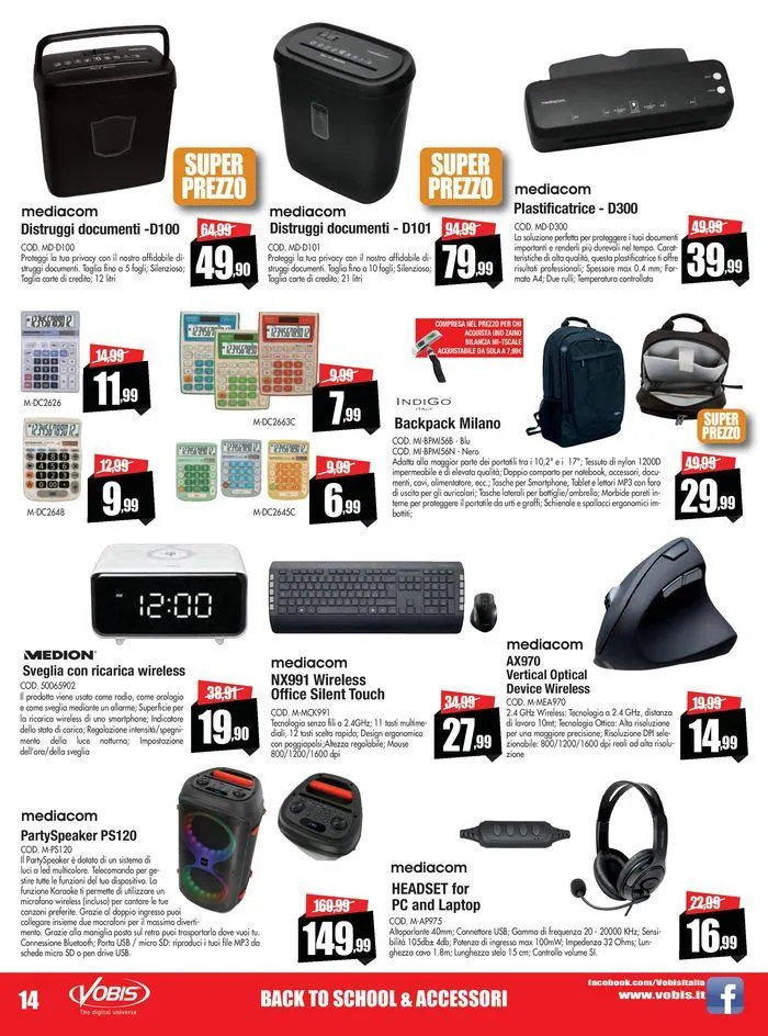 Miglior prezzo da 16 settembre a 16 ottobre di 2024 - Pagina del volantino 14