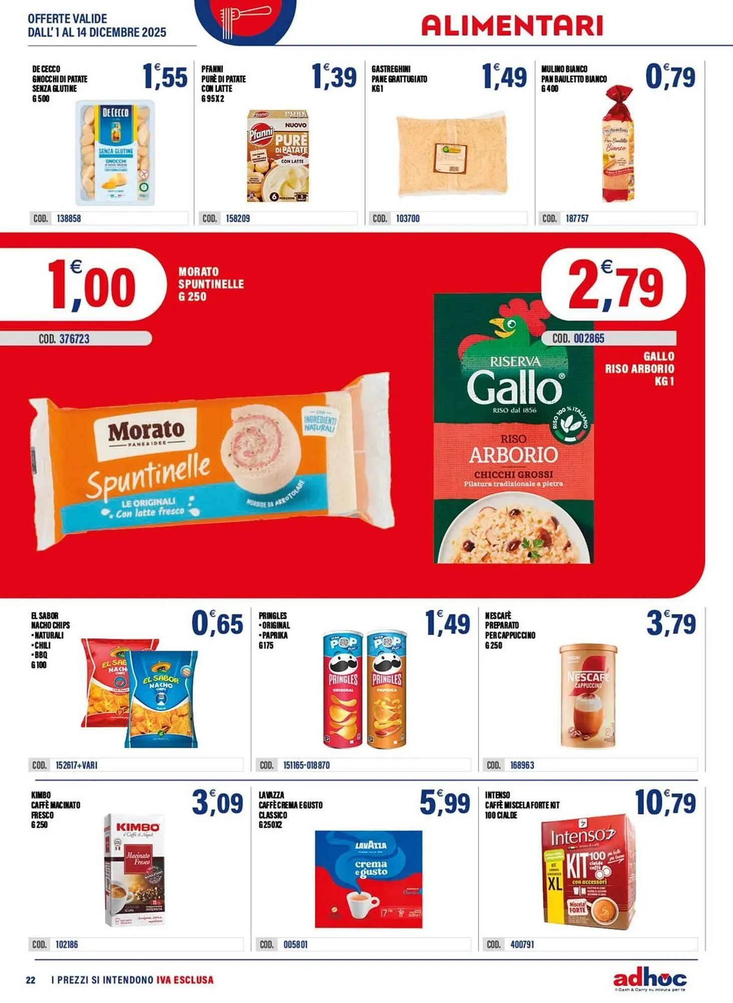 Volantino Adhoc da 2 dicembre a 14 dicembre di 2025 - Pagina del volantino 22